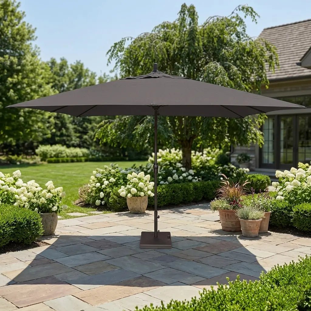 8’x11′ Designer Umbrella – Canvas Coal