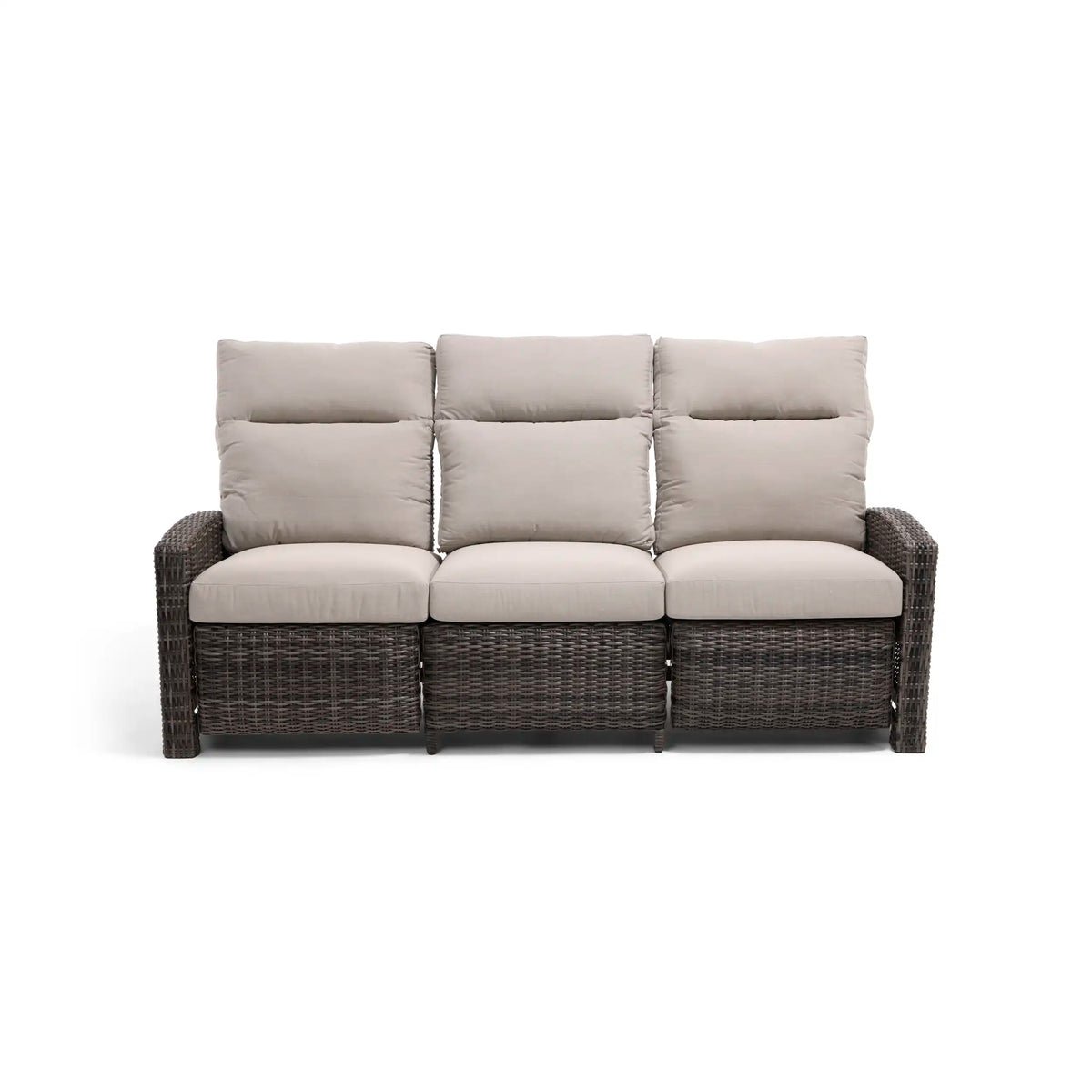 Ellis Reclining 7 Piece Sofa Conversation Group - Dove Acrylic - Image 9