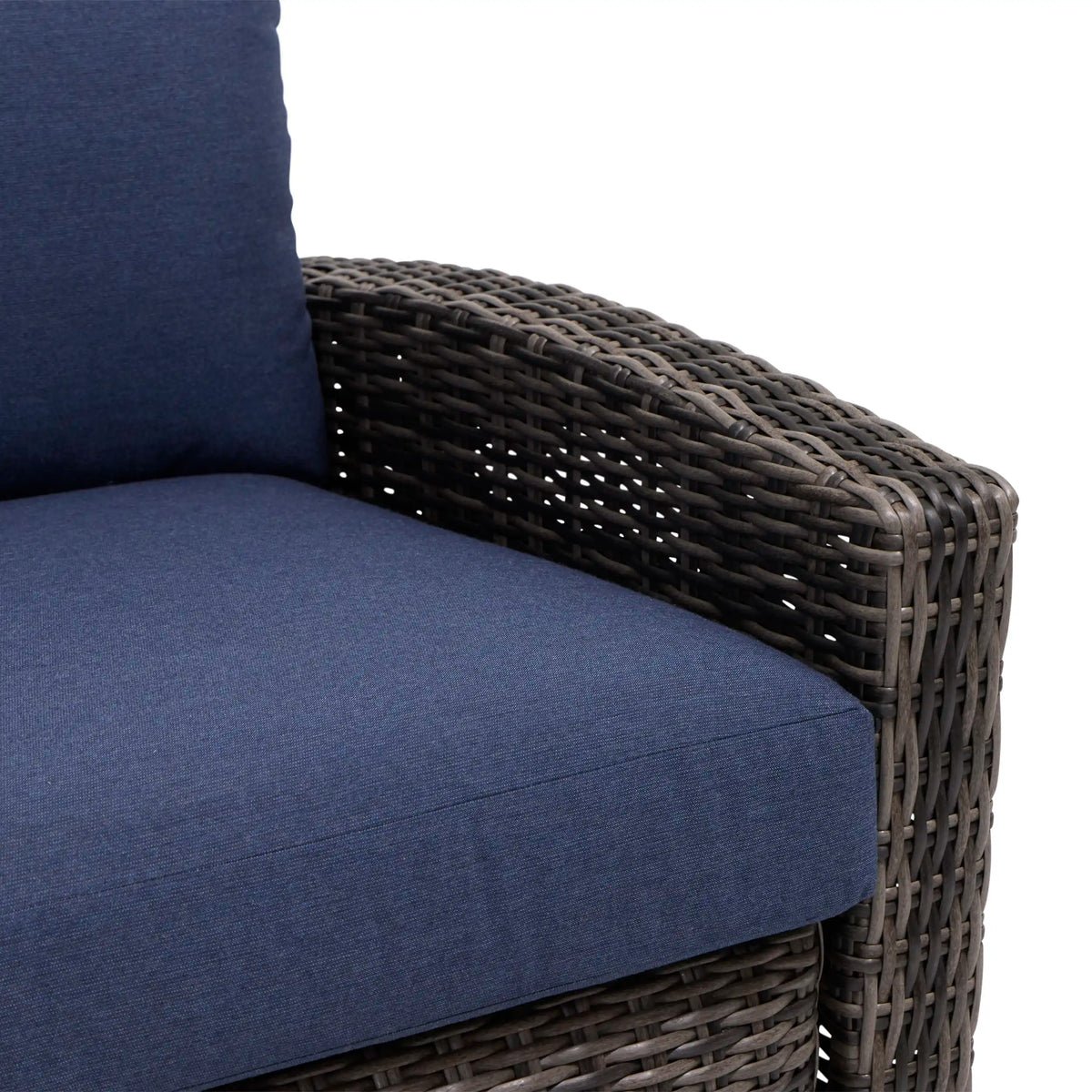Ellis Reclining 3 Piece Sofa Group - Indigo Acrylic - Image 9