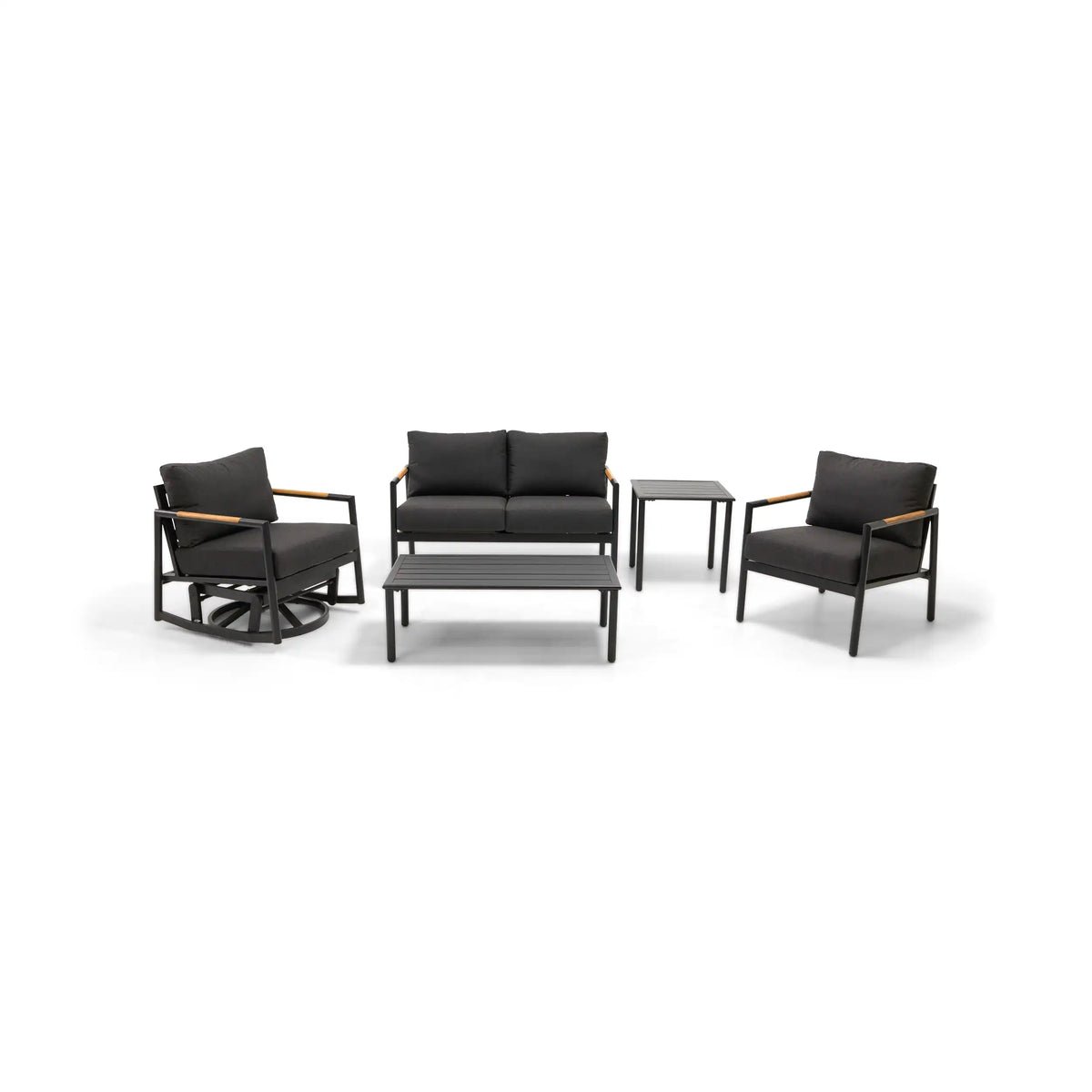 Capri 5 Piece Loveseat Chat Group - Image 2