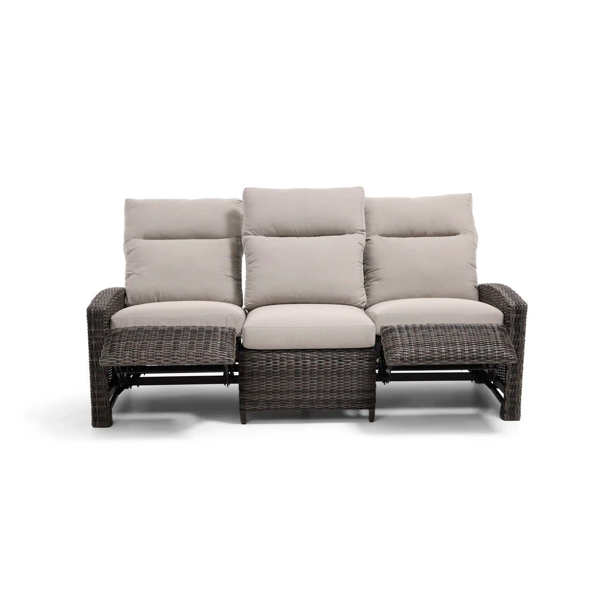 Ellis Reclining 7 Piece Sofa Conversation Group - Dove Acrylic - Image 10