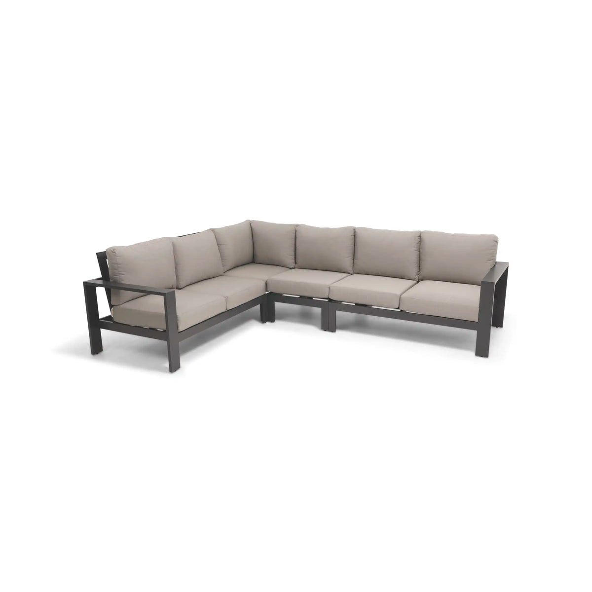 Sutton Grey 4 Piece Sectional Group - Dove - Image 2