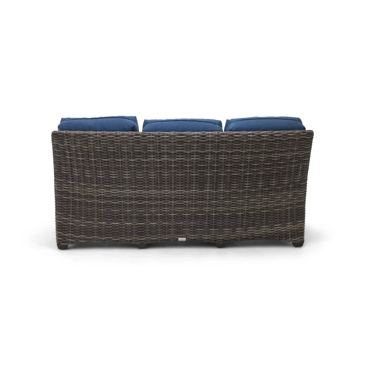 Grey Kampala 5 Piece Sofa Firepit Chat Group - Lifeguard Lapis Indigo - Image 7