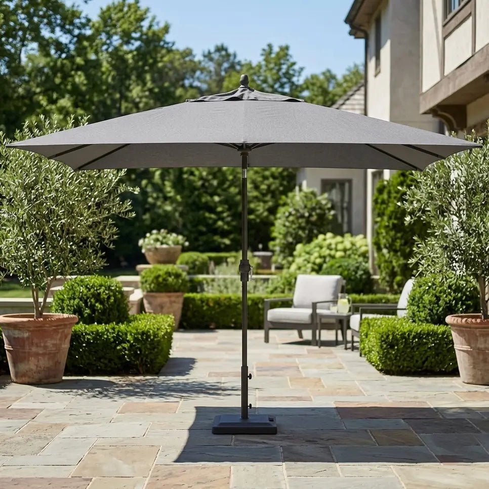 8’x11′ Designer Umbrella – Slate Grey