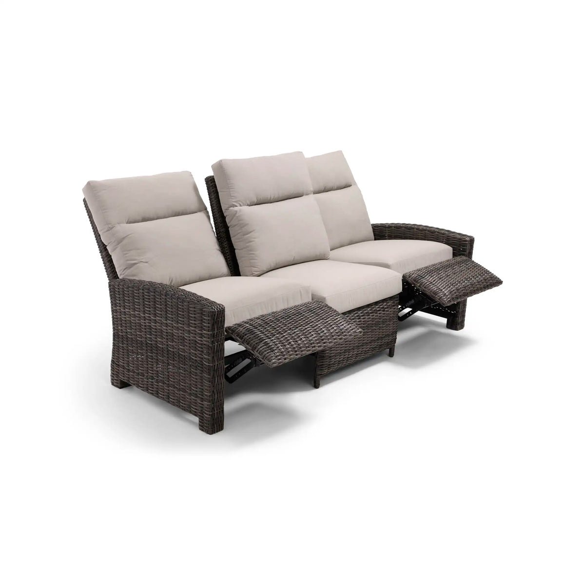 Ellis Reclining 7 Piece Sofa Conversation Group - Dove Acrylic - Image 8