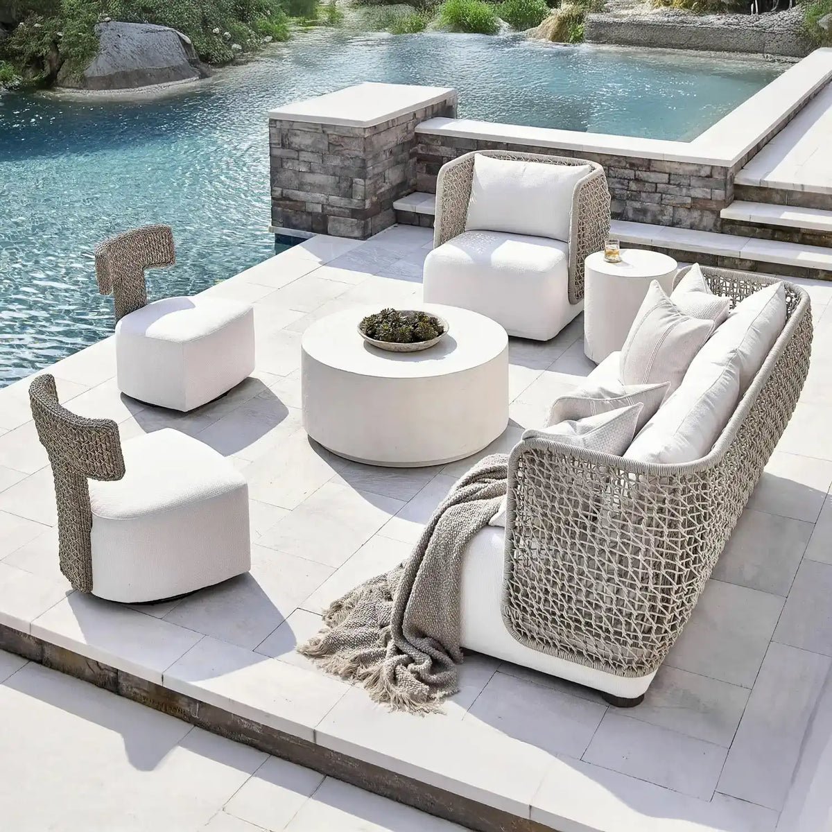 Lomani Woven 6 Piece Sofa Chat Group