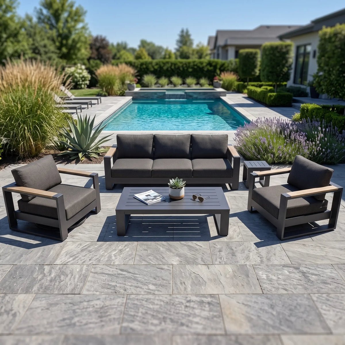 Ryder XL 5 Piece Sofa Chat Group