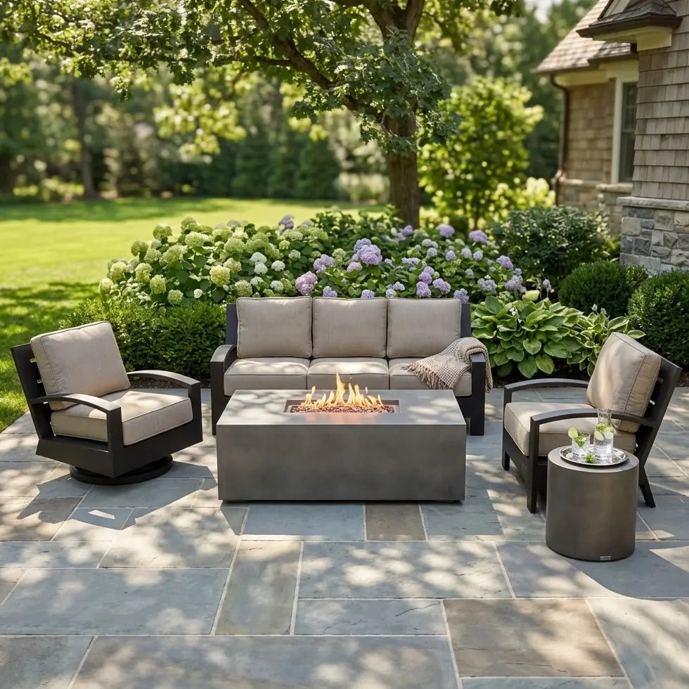 Prescott 5 Piece Sofa Firepit/Chat Group