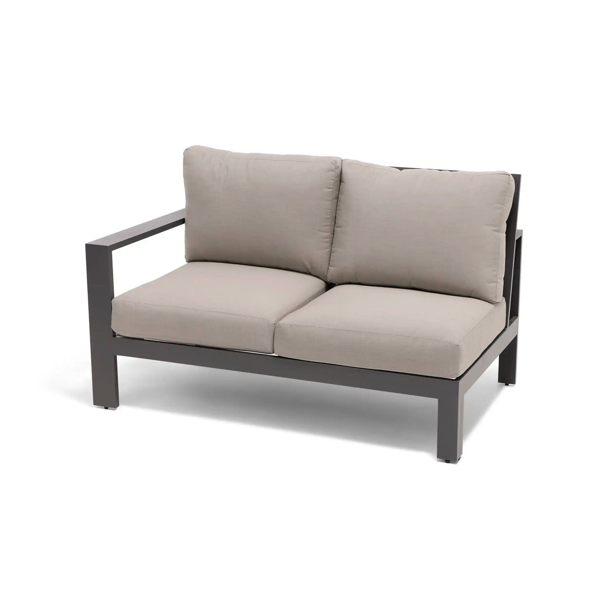 Sutton Grey 4 Piece Sectional Group - Dove - Image 4